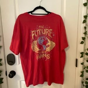 “The Future is in Our Hands” Graphic T-shirt XL